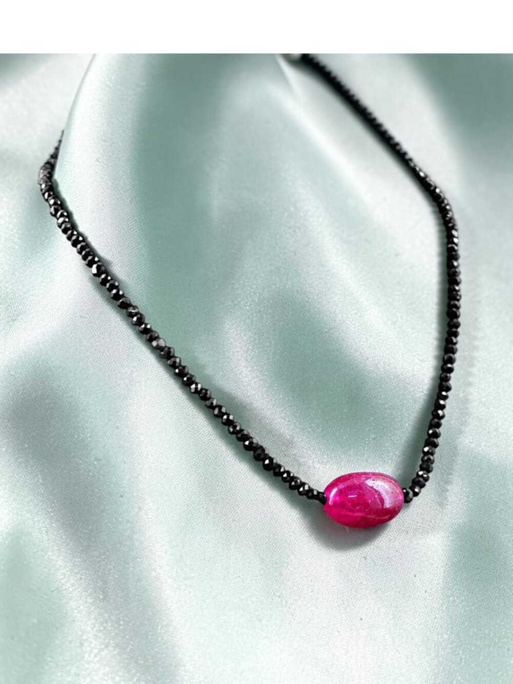 70.00 Carats Earth Mined Enhanced Spinel & Red Ruby Beads Necklace